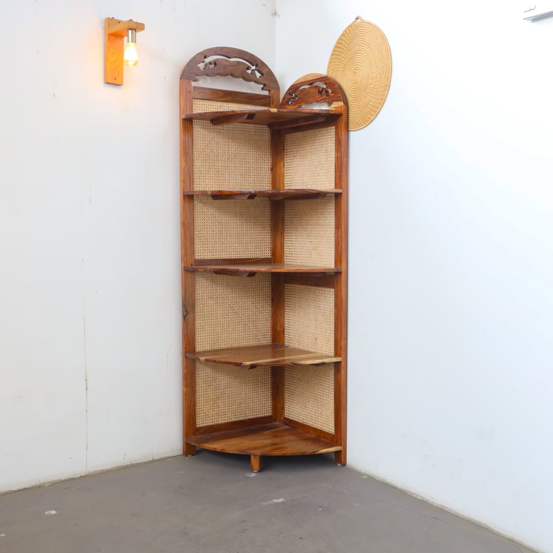 Aishwarya Corner Shelf Unit
